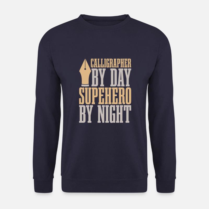 Kalligraph - Unisex Pullover - Navy