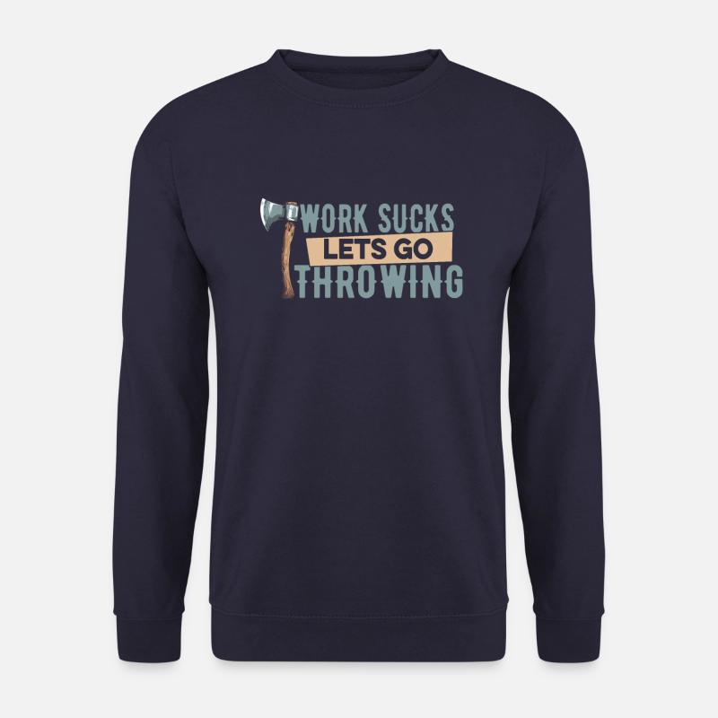 Axe Throwing Axe Thrower - Unisex Sweatshirt - navy