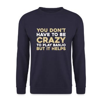 Banjo - Unisex Pullover - Navy - Vorne - Alina (178cm) & Michal (187cm)