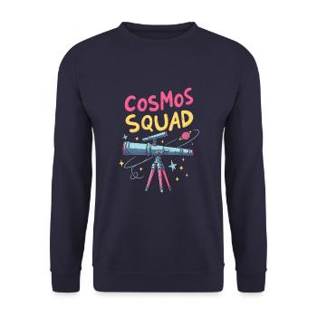 Astronomer Kader - Unisex Sweatshirt - navy - Front - Alina (178cm) & Michal (187cm)