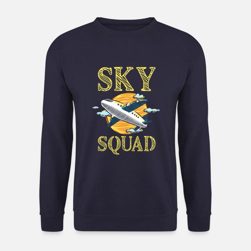 Flight Attendant Stewardess Squad - Unisex Sweatshirt - navy