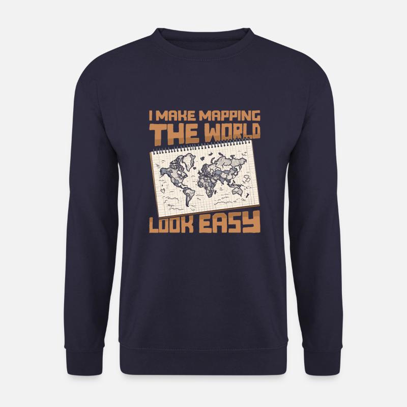 Kartograph - Unisex Pullover - Navy