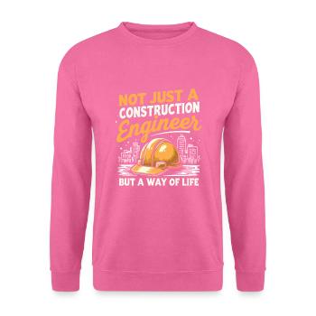 Civil engineer - Unisex Sweatshirt - pink - Front