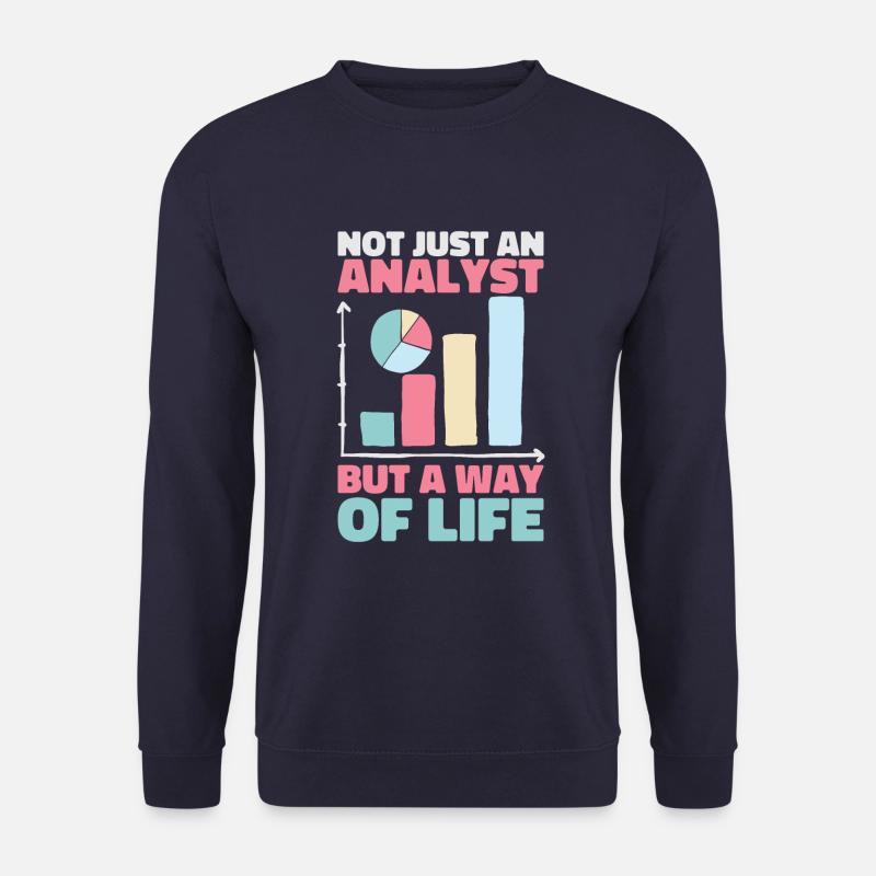 Analyste - Sweat-shirt Unisexe - marine