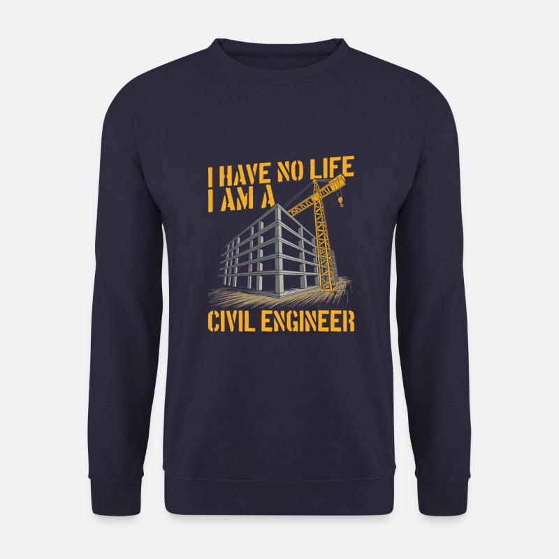 Bauingenieur - Unisex Pullover - Navy