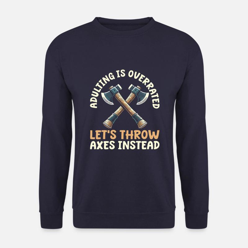 Axe Throwing Axe Thrower - Unisex Sweatshirt - navy