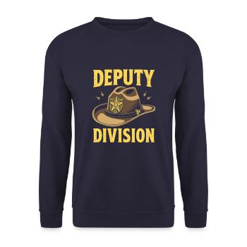 Équipe adjointe - Sweat-shirt Unisexe - marine - Devant - Alina (178cm) & Michal (187cm)