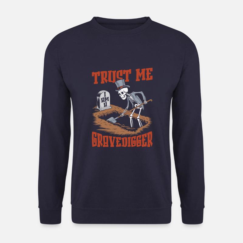 Gravedigger Funeral Assistant - Unisex Sweatshirt - navy