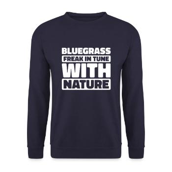 Banjo - Unisex Pullover - Navy - Vorne - Alina (178cm) & Michal (187cm)
