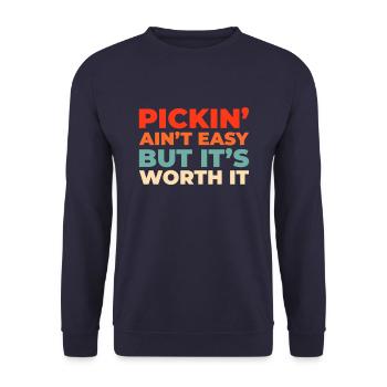 Banjo - Unisex Pullover - Navy - Vorne - Alina (178cm) & Michal (187cm)