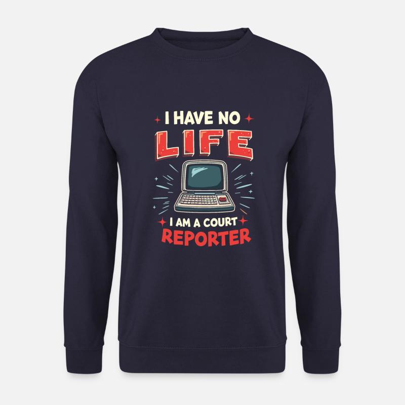 Gerichtsreporter - Unisex Pullover - Navy