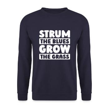 Banjo - Unisex Sweatshirt - navy - Front - Alina (178cm) & Michal (187cm)