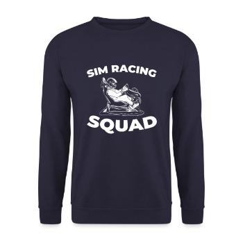 Sim Racing - Sweat-shirt Unisexe - marine - Devant - Alina (178cm) & Michal (187cm)