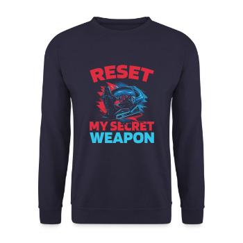 Sim Racing - Unisex Sweatshirt - navy - Front - Alina (178cm) & Michal (187cm)