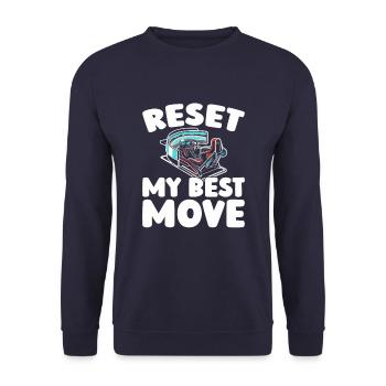 Sim Racing - Unisex Sweatshirt - navy - Front - Alina (178cm) & Michal (187cm)