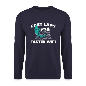 Sim Racing - Sweat-shirt Unisexe - marine - Devant - Alina (178cm) & Michal (187cm)