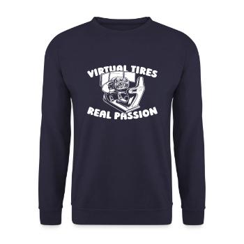 Sim Racing - Sweat-shirt Unisexe - marine - Devant - Alina (178cm) & Michal (187cm)