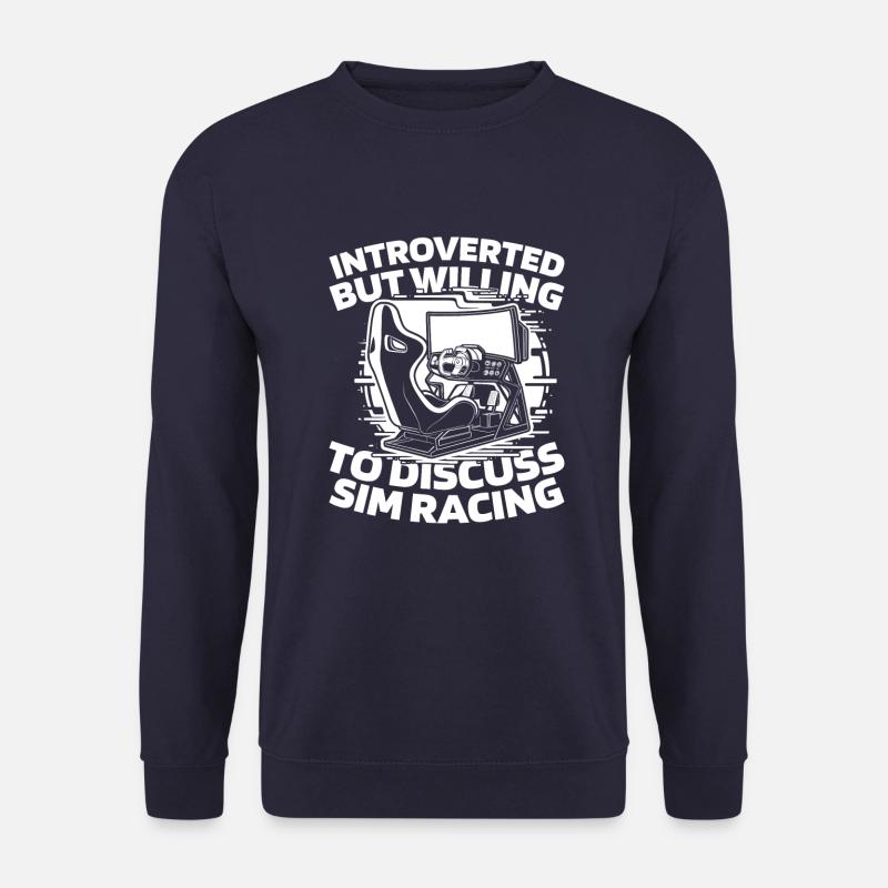 Sim Racing - Sweat-shirt Unisexe - marine