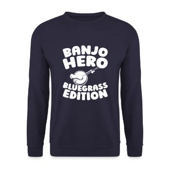 Banjo - Sweat-shirt Unisexe - marine - Devant - Alina (178cm) & Michal (187cm)