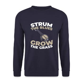 Banjo - Unisex Sweatshirt - navy - Front - Alina (178cm) & Michal (187cm)