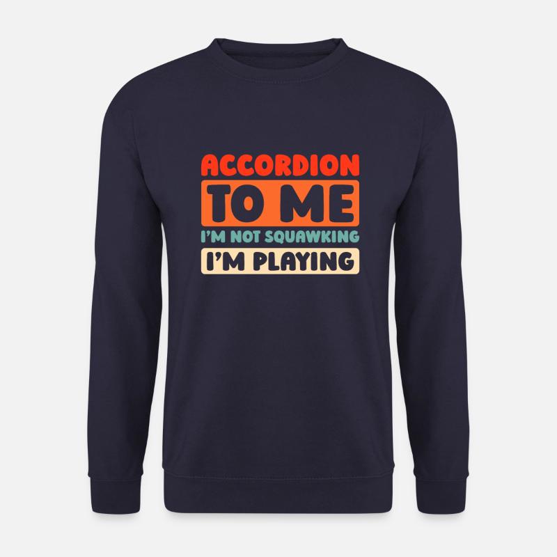 Akkordeon - Unisex Pullover - Navy