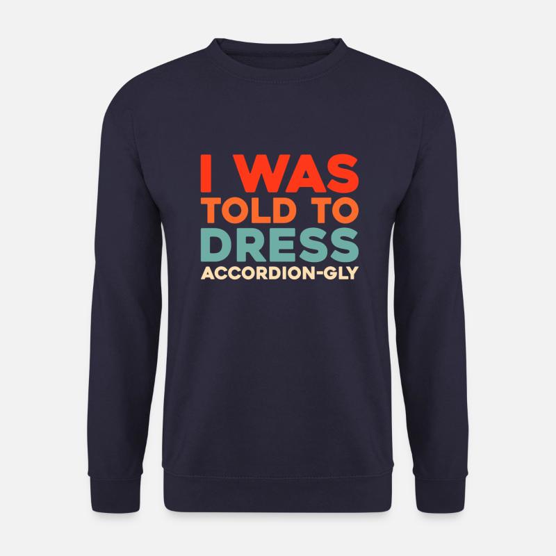 Akkordeon - Unisex Pullover - Navy