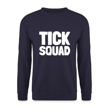 Escouade de contrôleurs - Sweat-shirt Unisexe - marine - Devant - Alina (178cm) & Michal (187cm)