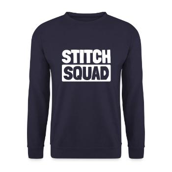 Équipe de rédacteurs - Sweat-shirt Unisexe - marine - Devant - Alina (178cm) & Michal (187cm)