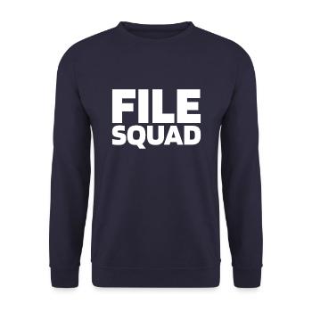 Gerichtsschreiber Kader - Unisex Pullover - Navy - Vorne - Alina (178cm) & Michal (187cm)