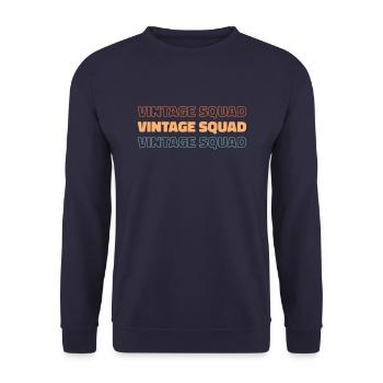 Cadre banquier - Sweat-shirt Unisexe - marine - Devant - Alina (178cm) & Michal (187cm)