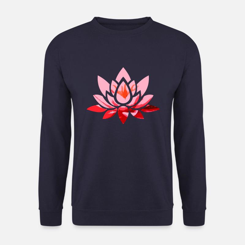 Lotus Blüte - Unisex Pullover - Navy