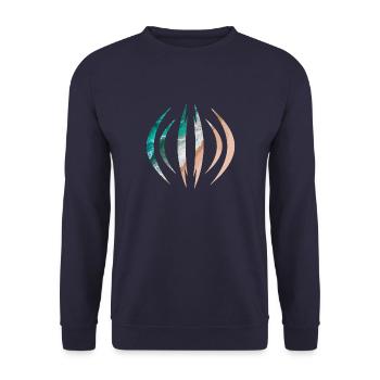 Meer - Unisex Pullover - Navy - Vorne - Alina (178cm) & Michal (187cm)