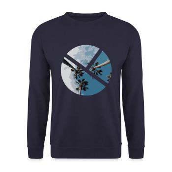 Palme - Unisex Pullover - Navy - Vorne - Alina (178cm) & Michal (187cm)