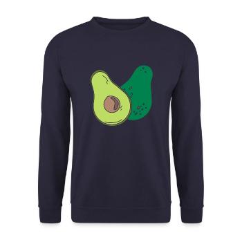 Avocado - Unisex Pullover - Navy - Vorne - Alina (178cm) & Michal (187cm)