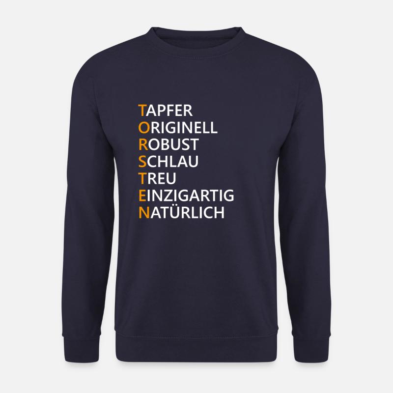 Torsten Name Geschenk - Unisex Pullover - Navy