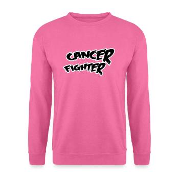 Cancer Fighter - Sweat-shirt Unisexe - rose - Devant