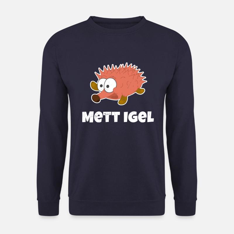 Mettigel - Helles Design - Unisex Pullover - Navy