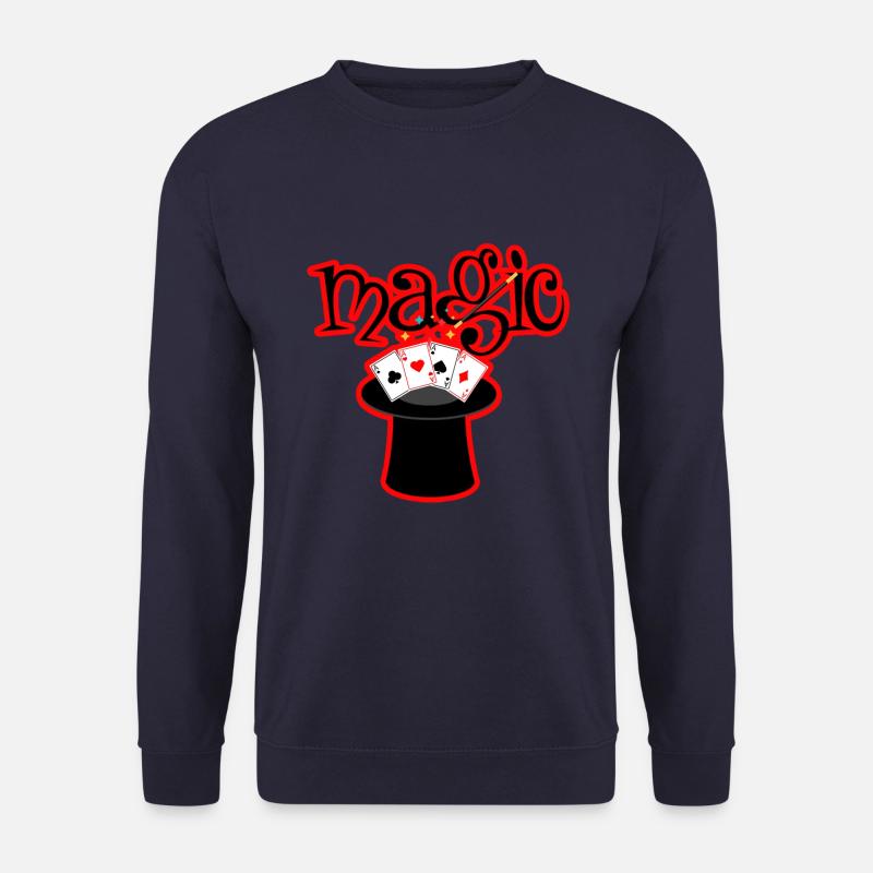MAGIC Magier mit Zaubertricks - Unisex Pullover - Navy