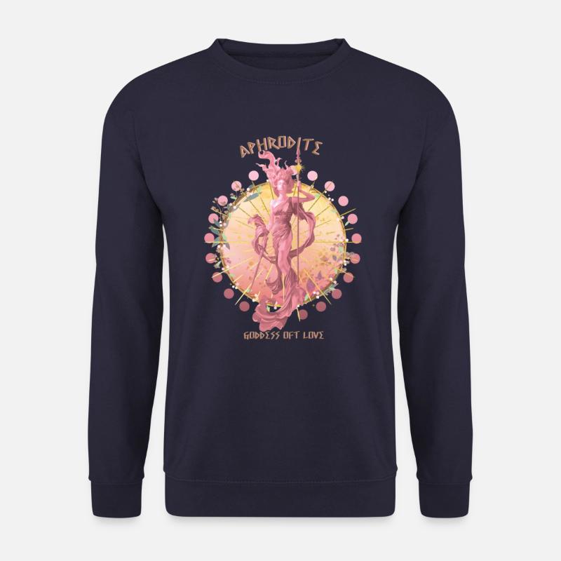 Afrodite Dea dell'Amore Mitologia greca - Felpa unisex - navy