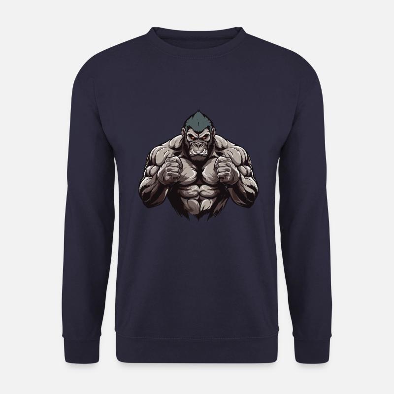 Gorilla Muskeln - Unisex Pullover - Navy