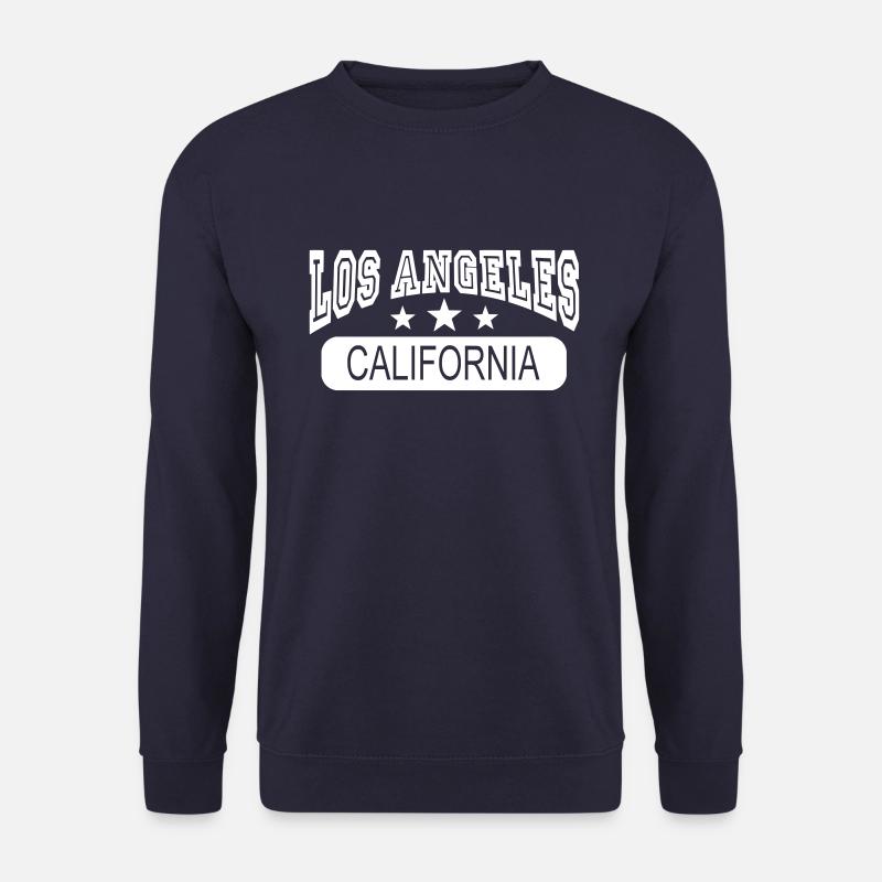 los angeles california - Unisex Pullover - Navy