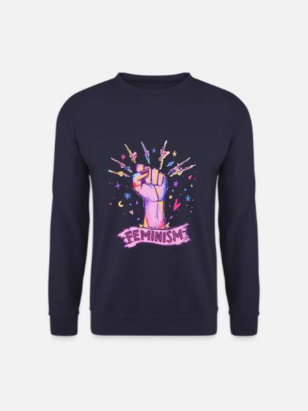 Feminism Frauenrechte Demo Frauen Power - Unisex Pullover - Navy