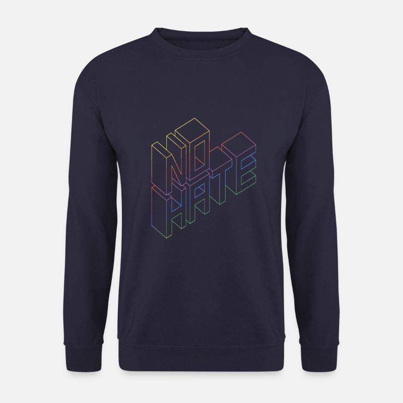 NO HATE - Unisex Pullover - Navy