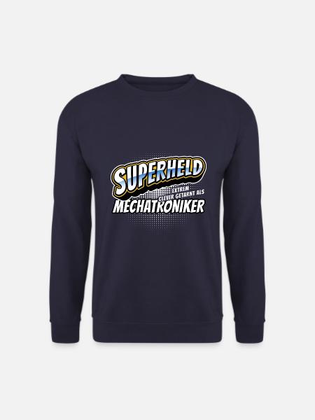Superheld, clever getarnt als Mechatroniker - Unisex Pullover - Navy