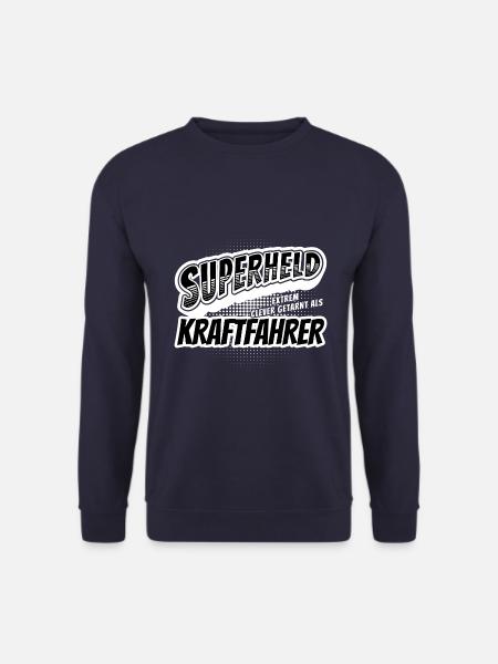 Superheld, clever getarnt als Kraftfahrer - Unisex Pullover - Navy