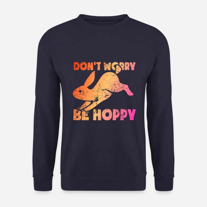 Don't worry be hoppy - Unisex Sweatshirt - navy
