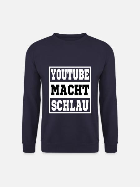 Youtube makes you smart - Unisex Sweatshirt - navy