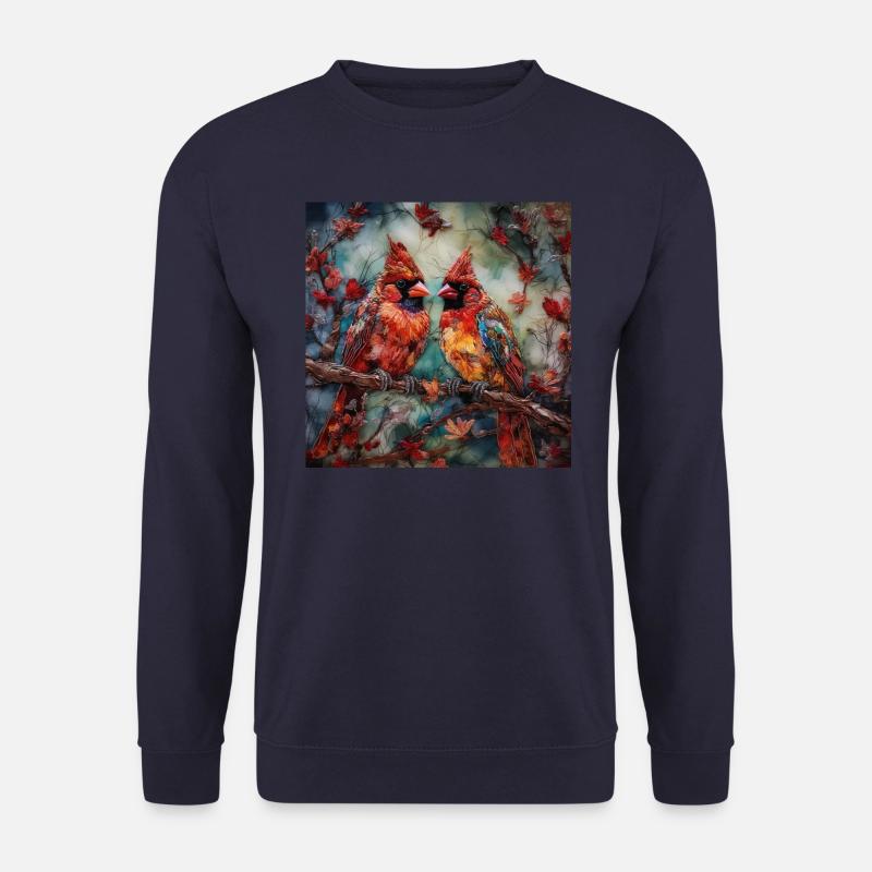 Birds - Unisex Sweatshirt - navy
