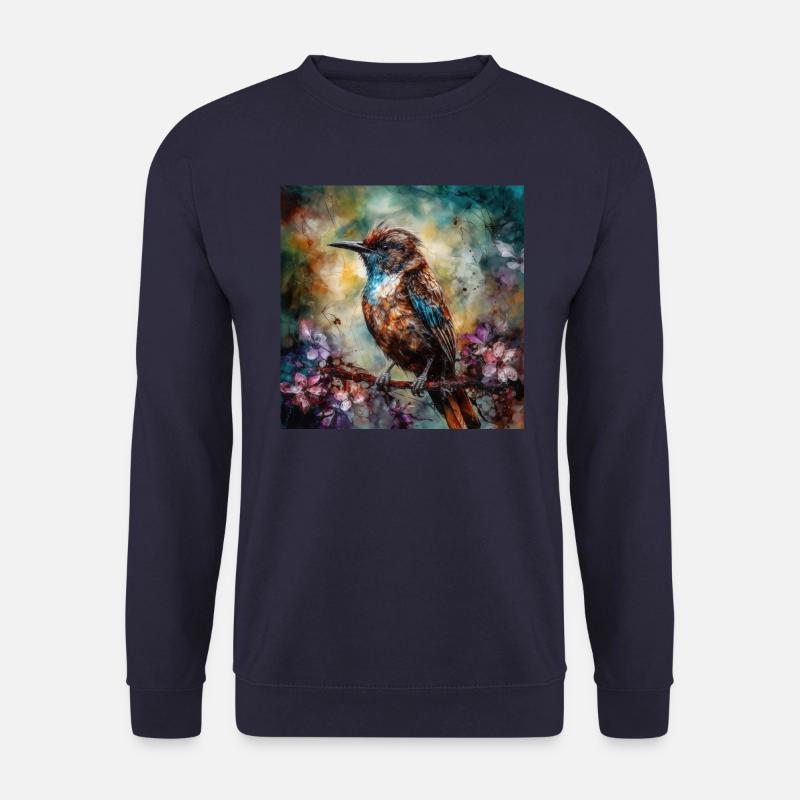 Oiseau - Sweat-shirt Unisexe - marine