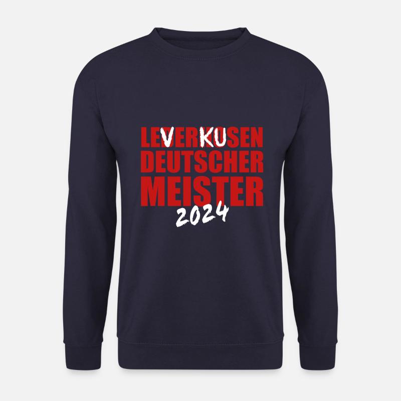 Leverkusen - Deutscher Meister 2024 - Unisex Pullover - Navy